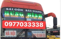 XE HƯNG BÌNH TUYẾN BẮC GIANG - SÀI GÒN