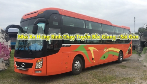Giá vé vận tải hành khách tuyến Bắc Giang - TP Hồ Chí Minh